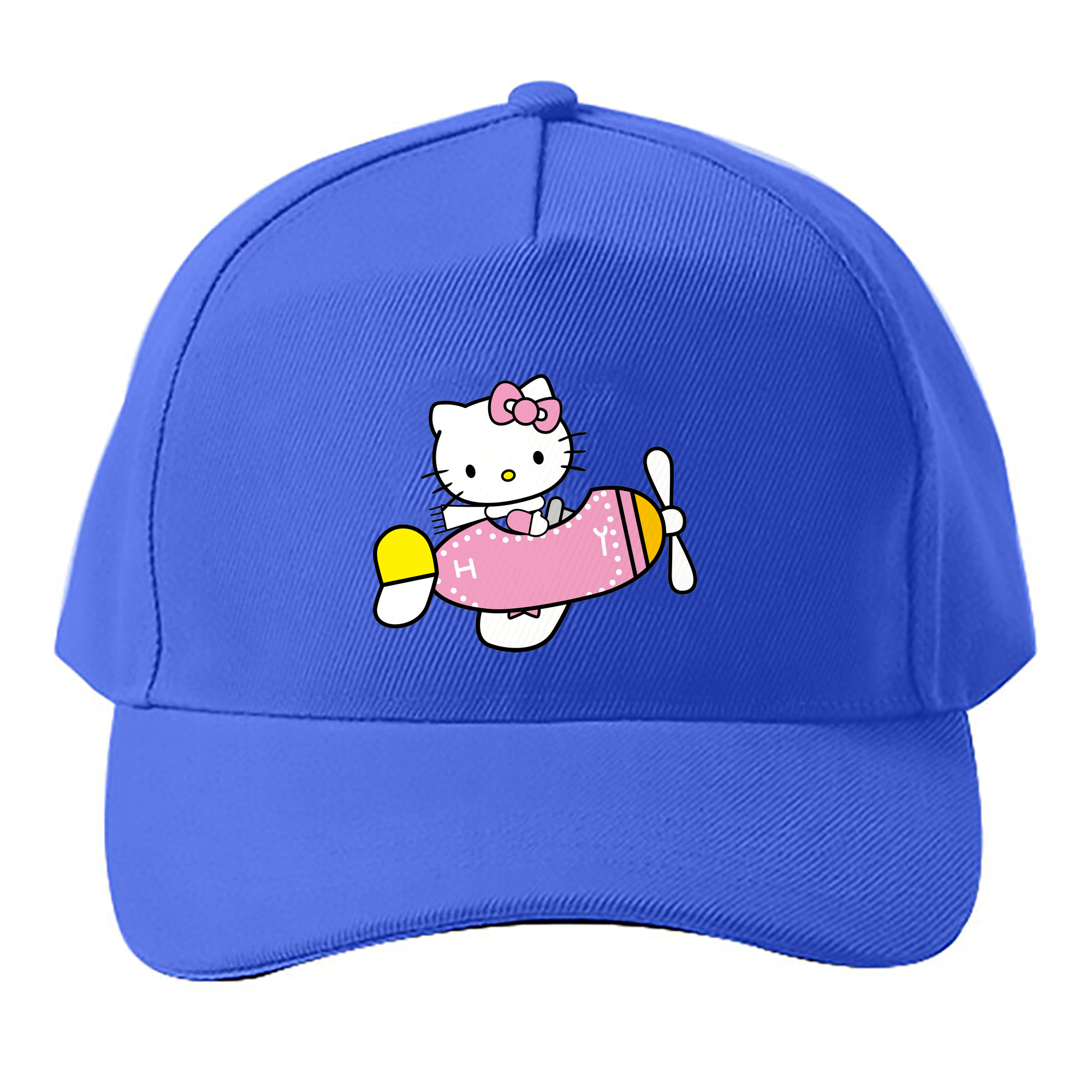 （画像用） Hello Kitty ハローキティ ベースボールキャップ 綿100％ 男女兼用 帽子 スポーツ
